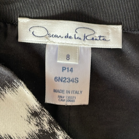 Oscar De La Renta two tone pencil Skirt size 8 - Picture 5 of 6